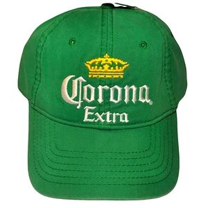 Corona Cerveza Mas Fina VTG New Green Adjustable Hat NWT